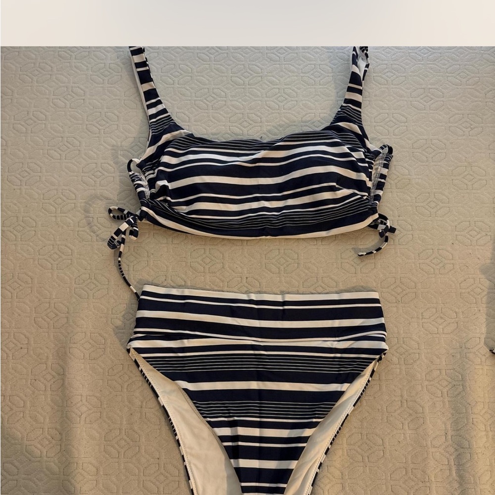 Striped Bikini Set